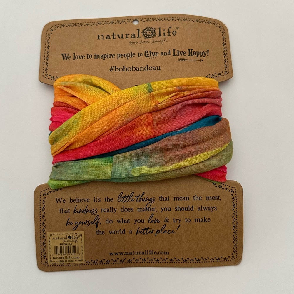Natural Life Boho Bandeau in Rainbow Sorbet - Picture 3 of 13